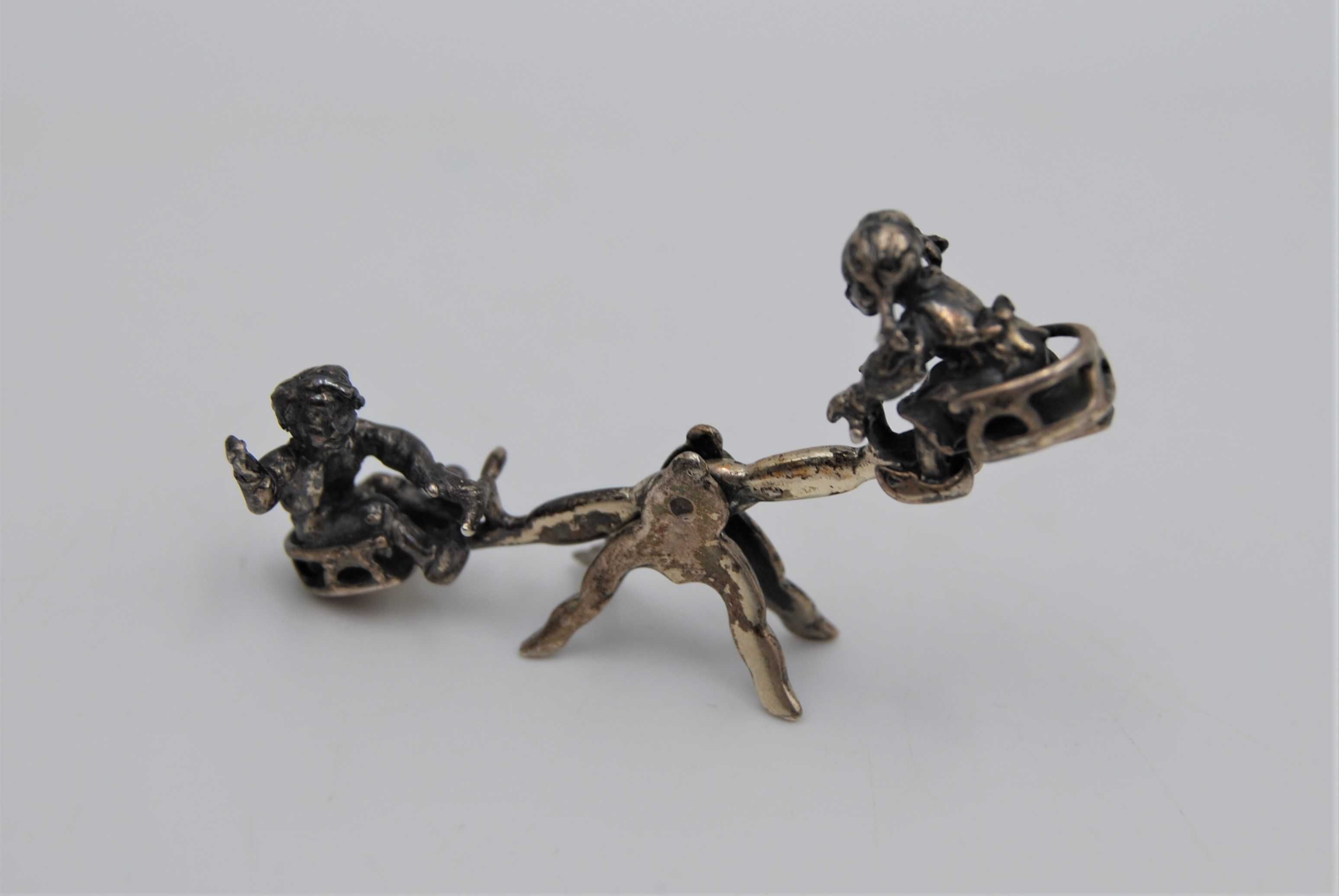 Zestaw 7 miniaturowych figurek srebro pr 925