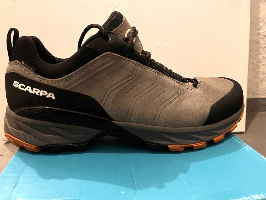 Prawie nowe męskie trekkingi Scarpa Rush Trail GTX 44 na gwarancji