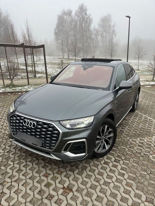 Audi Q5 Sportback Diesel 204 KM 4x4 Daytona grey Pierwszy właściciel