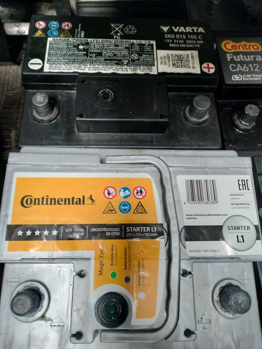 Akumulator 55Ah, 61Ah, 75Ah, 100Ah, 980A rozruch, VARTA, stan idealny