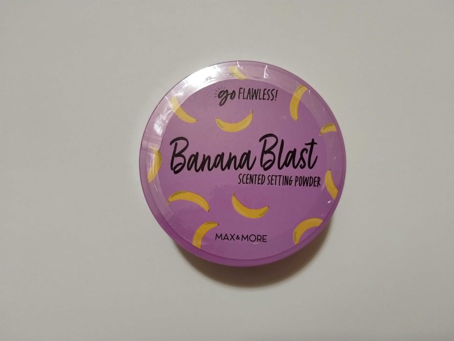 Nowy Puder sypki scalający MAX&MORE BANANA BLAST