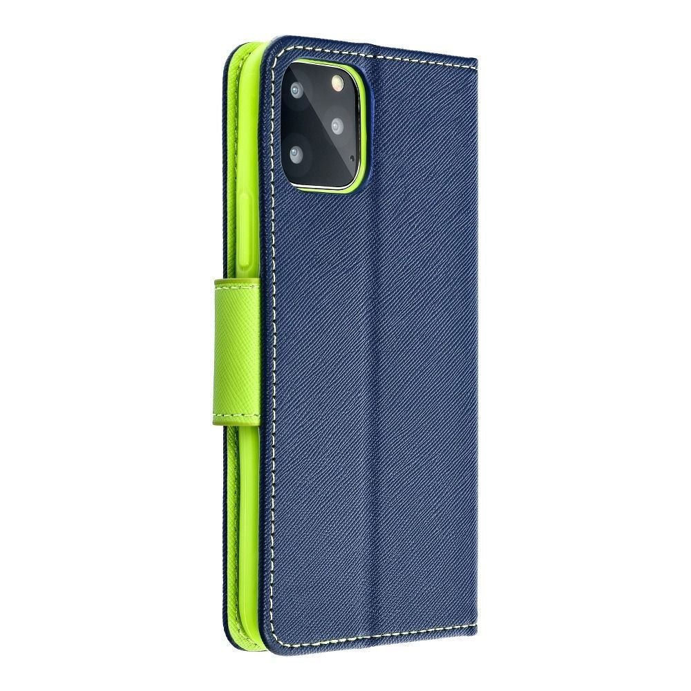 Kabura FANCY Book do SAMSUNG Xcover 5 granatowo limonkowy