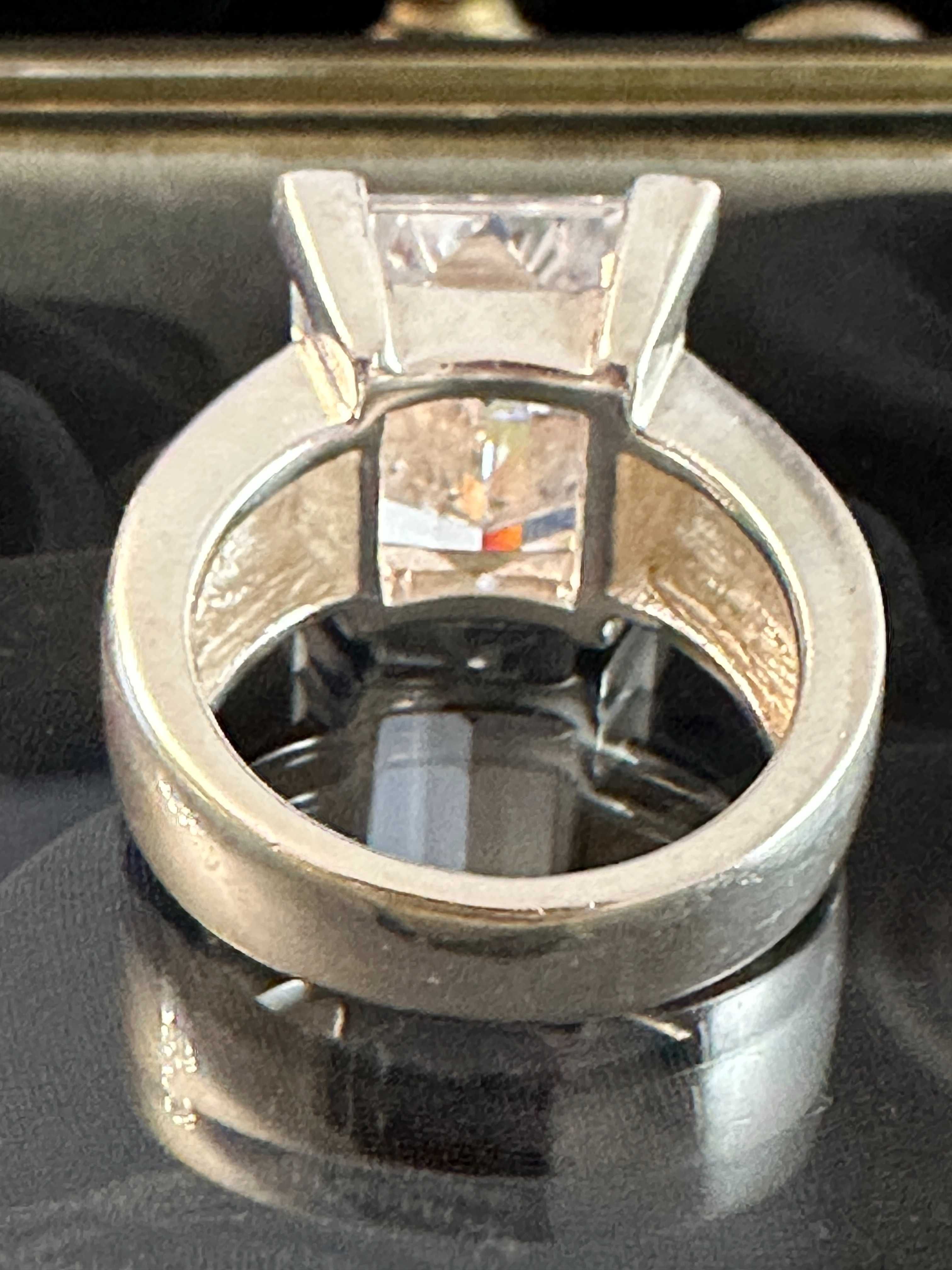 Srebro - Wielki pierścień srebrny renomowanej Firmy JOOP