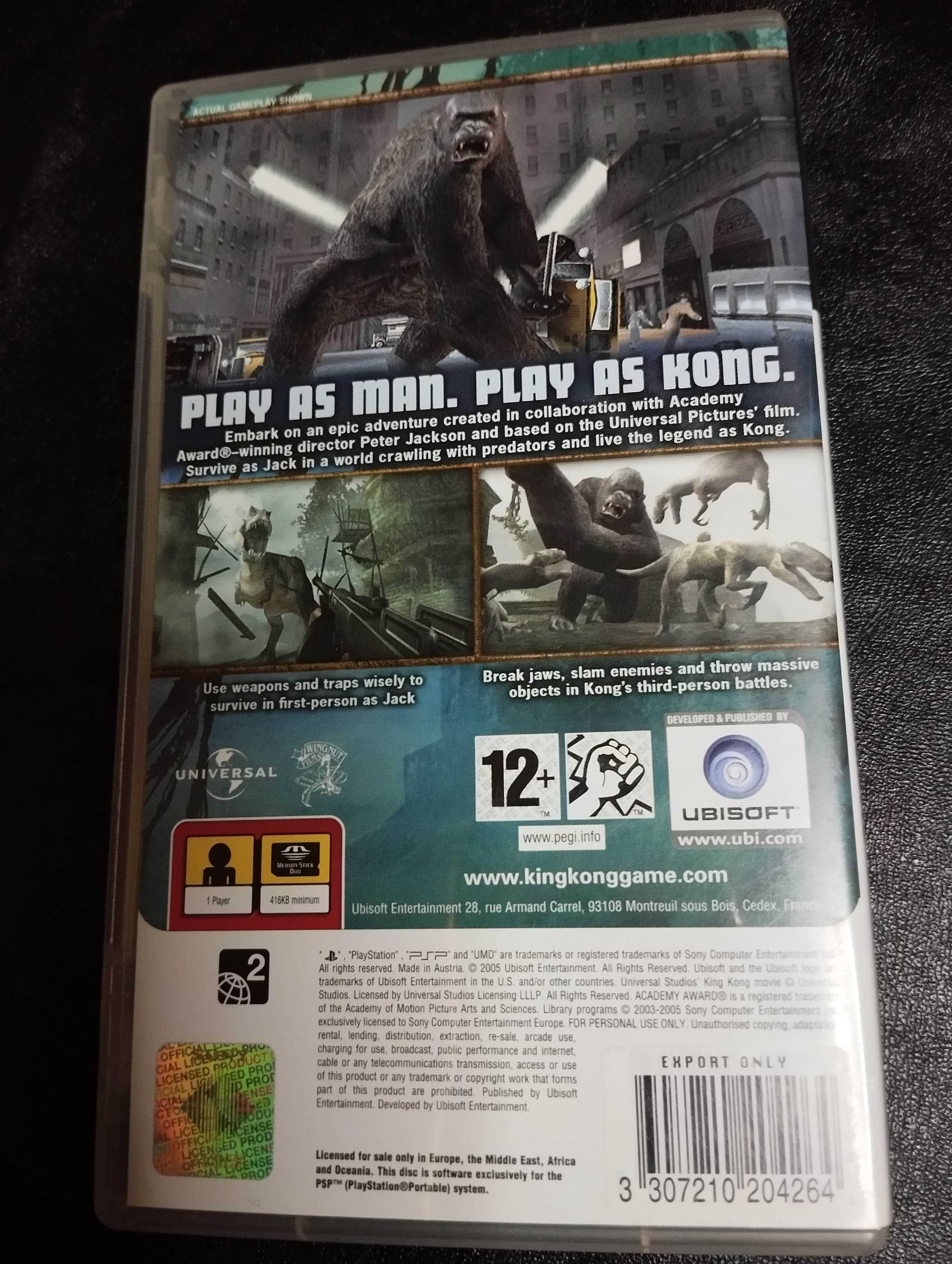 PSP Peter Jackson's King Kong - kompletna