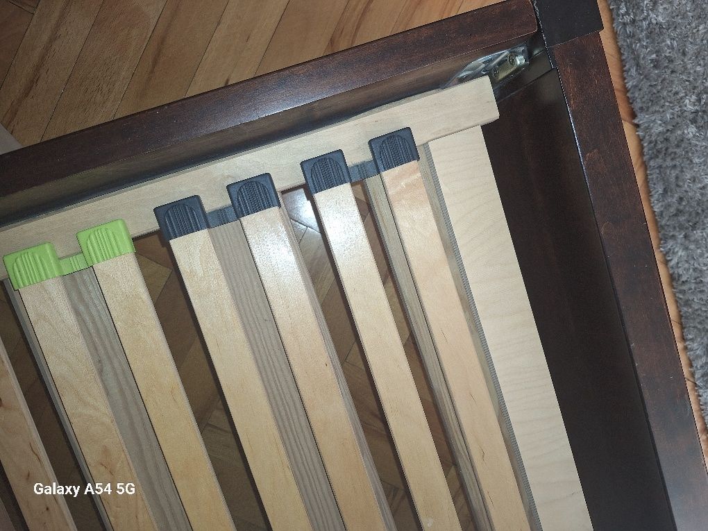 Łóżko sypialnia drewniana dąb palisander 160x200