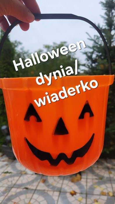 Dynia/ wiaderko na słodycze/ Halloween