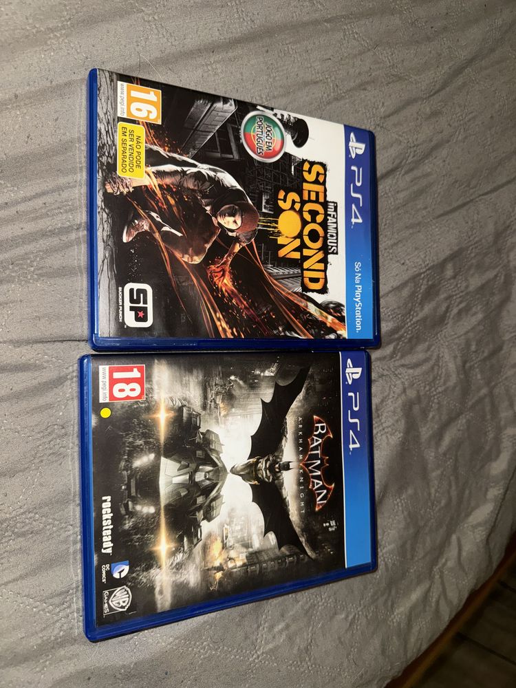 Jogos ps4 como novos.