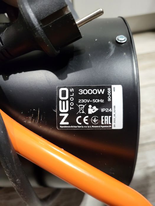 NEO Nagrzewnica Elektryczna 3kW IPX4 90-068