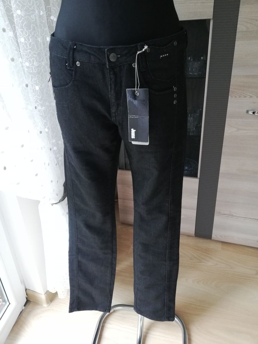 Spodnie jeansowe granatowe M.A.P.P. Jeans r. 31 L