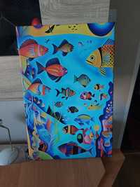Obraz 40x60 akwarium ryby