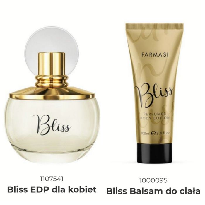 Farmasi Bliss woda perfumowana +balsam