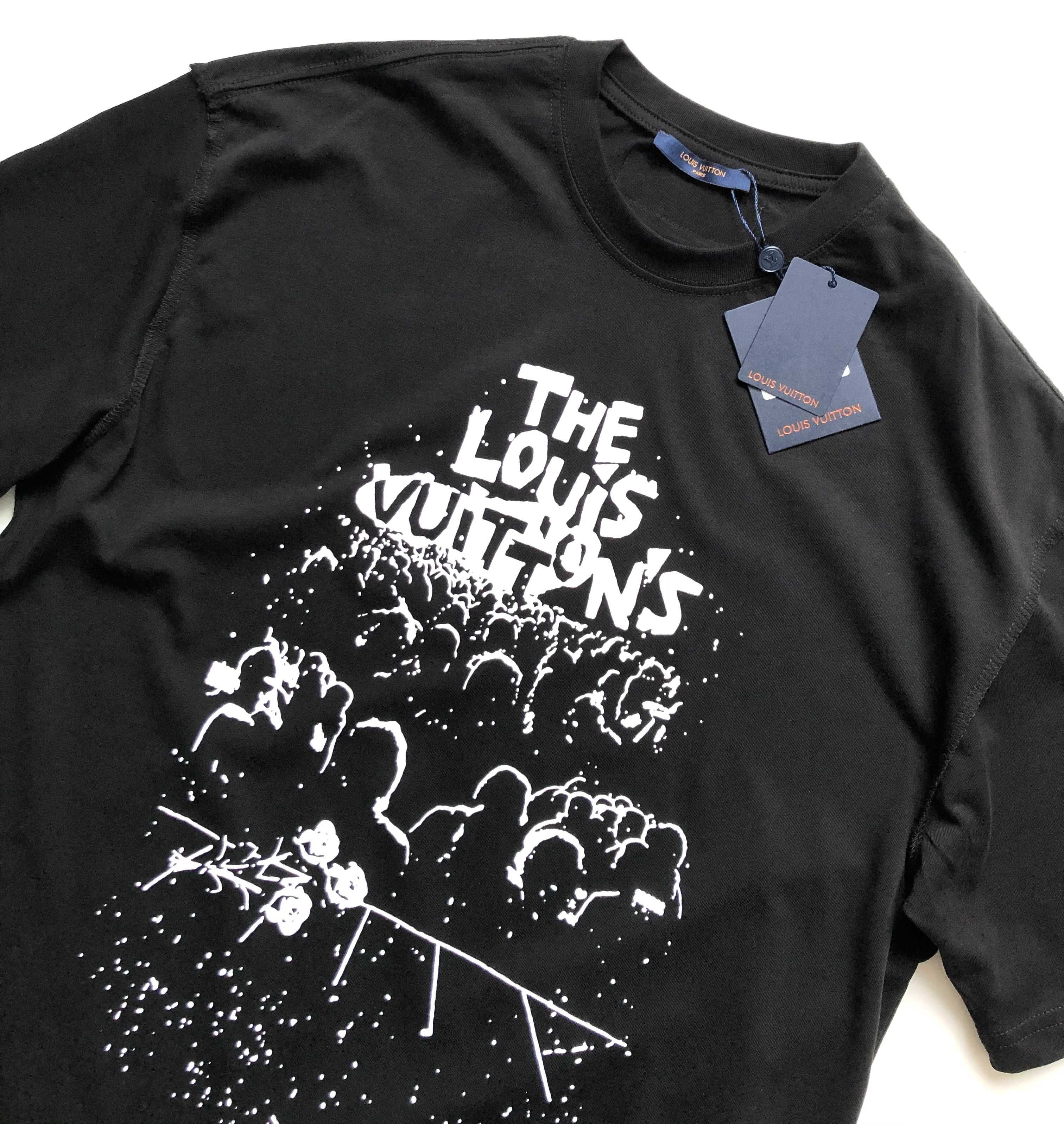Louis Vuitton T-SHIRT koszulka premium oversize M L wyprzedaż