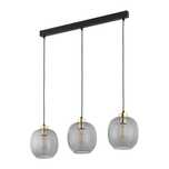 NOWA Lampa z 3 Wiszącymi Szklanymi Kloszami