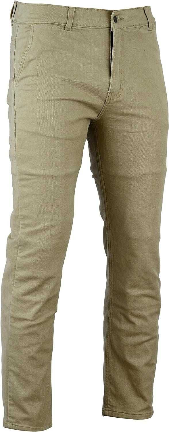 JEANSY MOTOCYKLOWE r. 36 UK Bikers Gear w stylu Chino NOWE p658