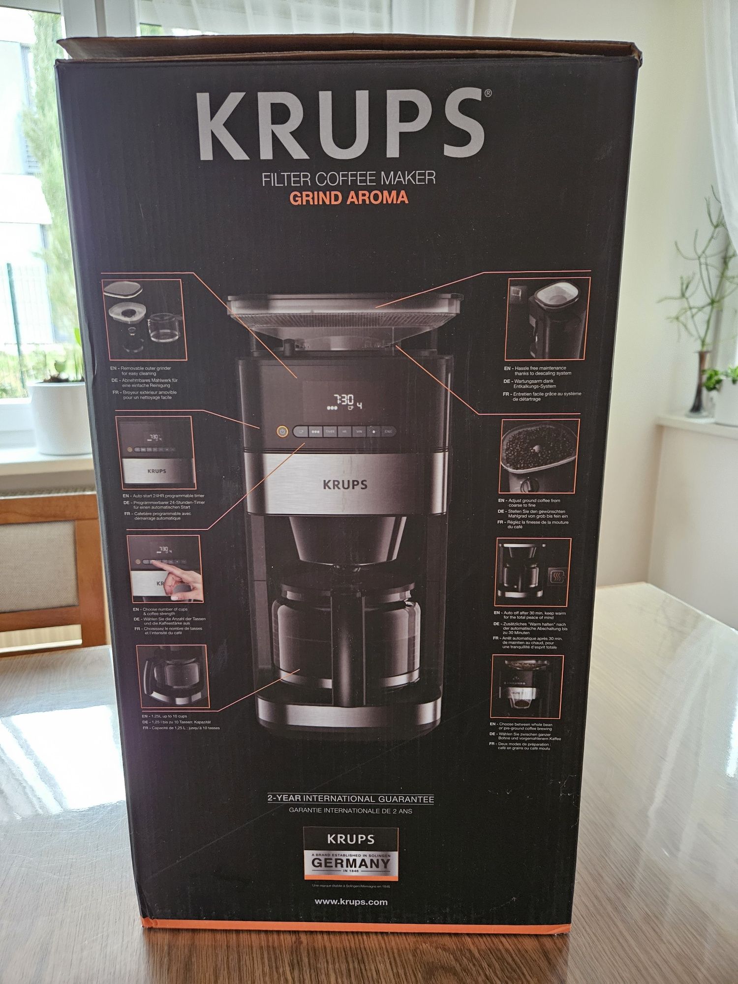 Krups KM832810 ekpres przelewowy z młynkiem