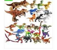 Klocki zestaw figurki dinozaury Park Jurajski 26 szt. NOWE