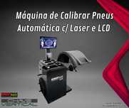 Máquina Calibrar Pneus Automática c/ Laser e Ecrã LCD KROFTOOLS   JR19