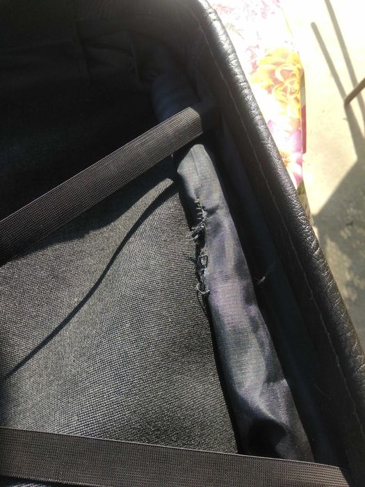 Крутой кожаный чемодан сумка