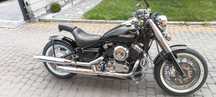 DRAG STAR 650 Bobber custom robi wrażenie