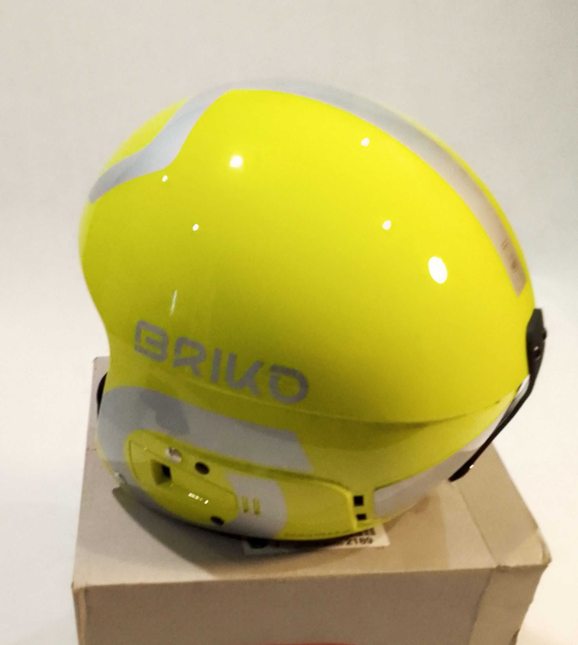 Kask narciarski dziecięcy Briko Vulcano FIS 6.8, żółty r. XS 48-52 cm