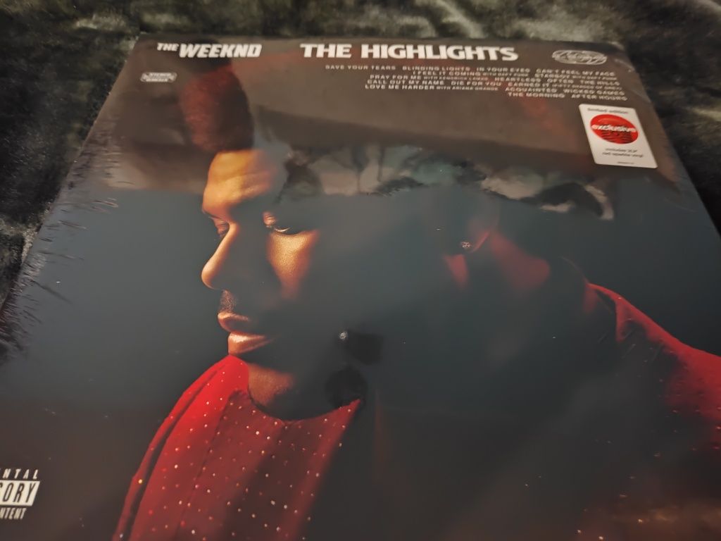 The weeknd highlights vinyl czerwony folia nowy