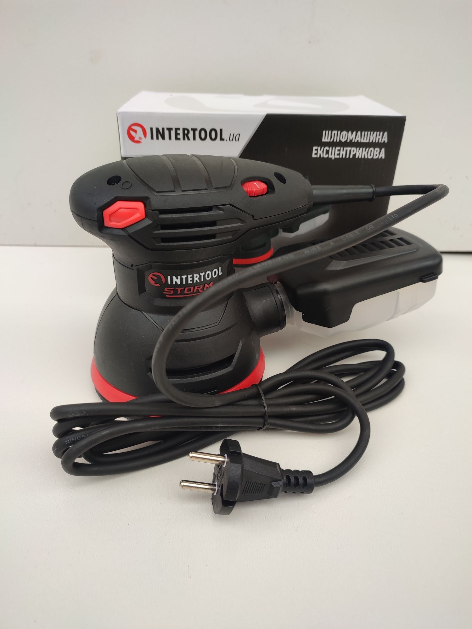 Шлифмашина шлифмашинка эксцентриковая 125 мм,300 Вт,INTERTOOL WT-0541