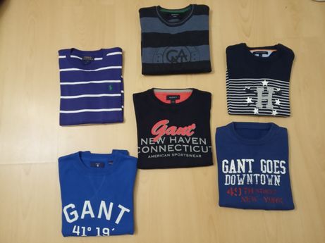 Camisolas das marcas Gant, Tommy, Ralph Lauren 7 anos