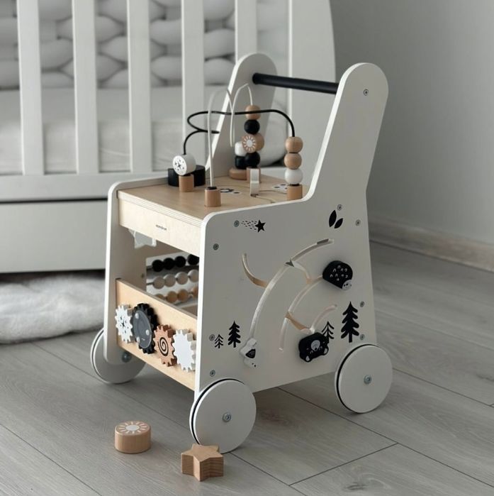 NOWY Chodzik Stabilny Pchacz Logiczne Myślenie Piękny Design