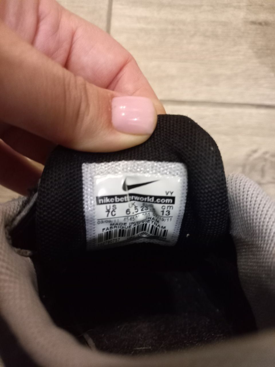 Кроссовки кожа Nike 14 см