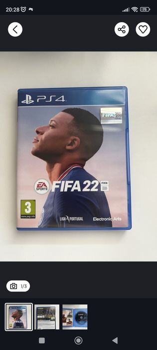 Jogo FIFA 22 para PS4