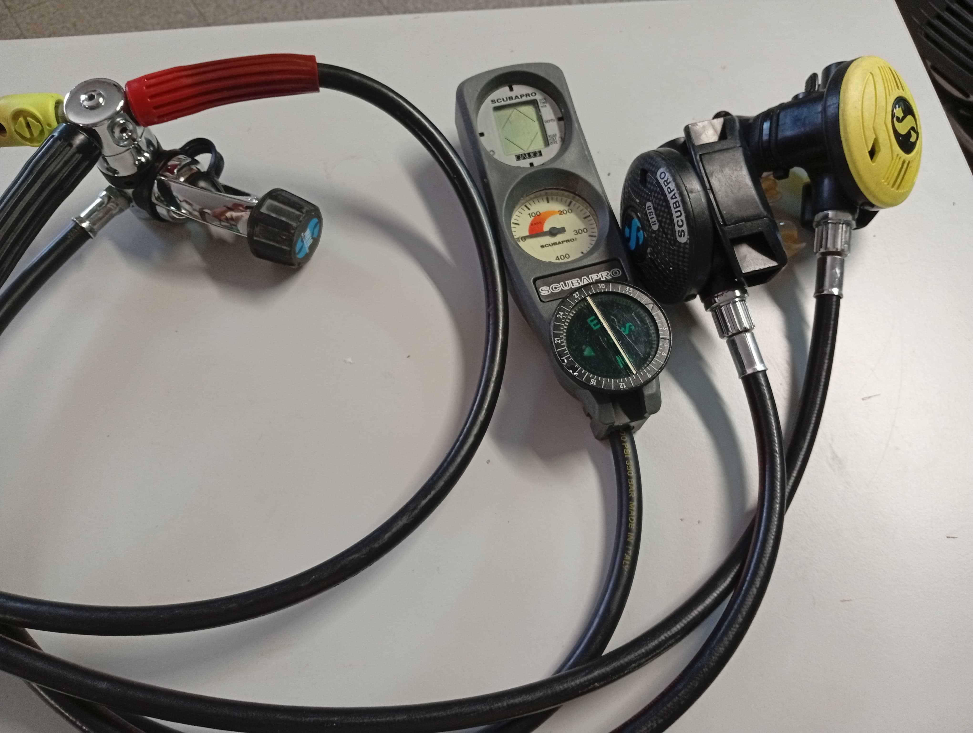 Conjunto completo de mergulho para garrafa