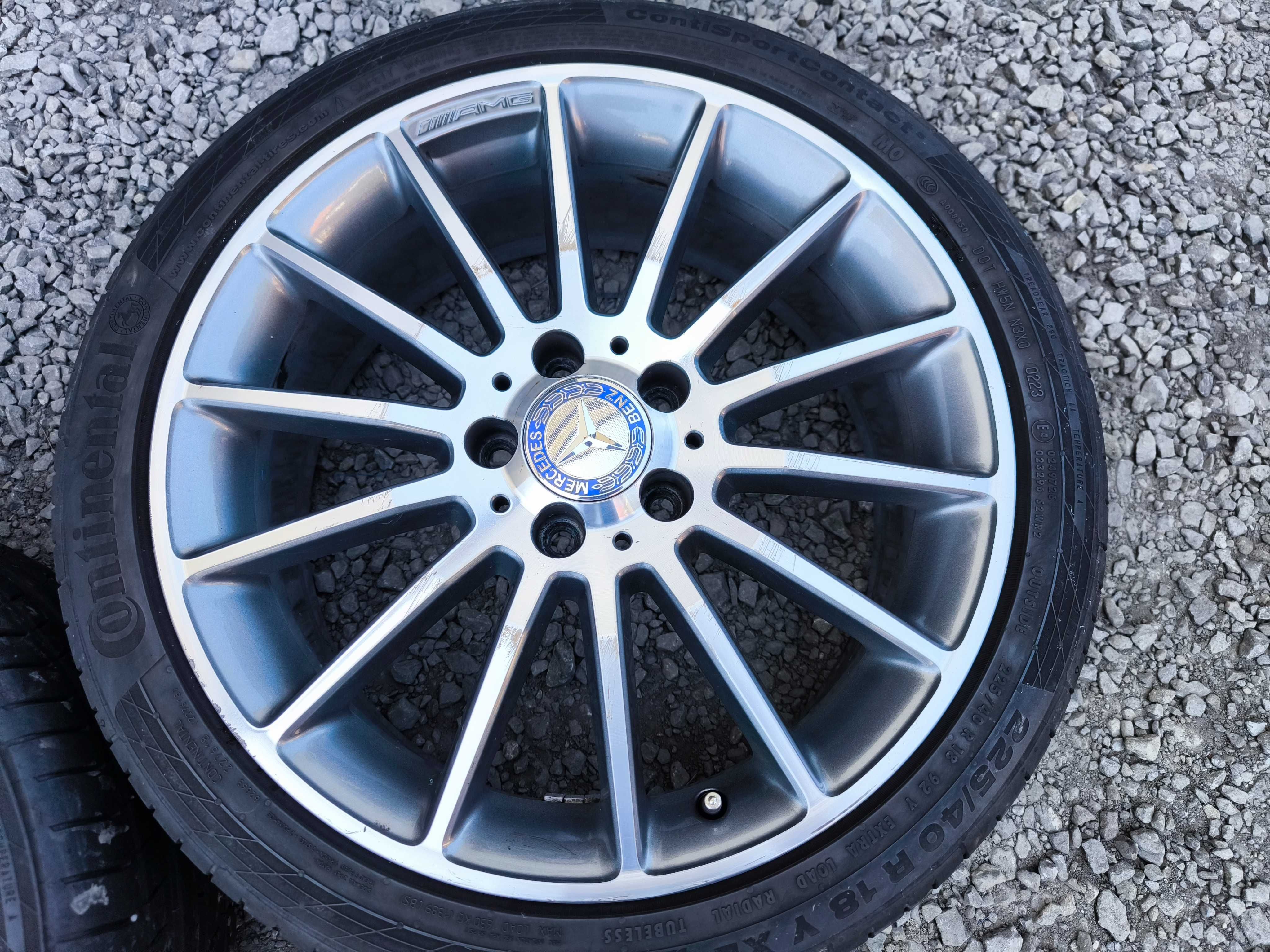 Koła Mercedes AMG A B C E Klasa CLA 18 cali 5x112 ET52 Opony 225/40