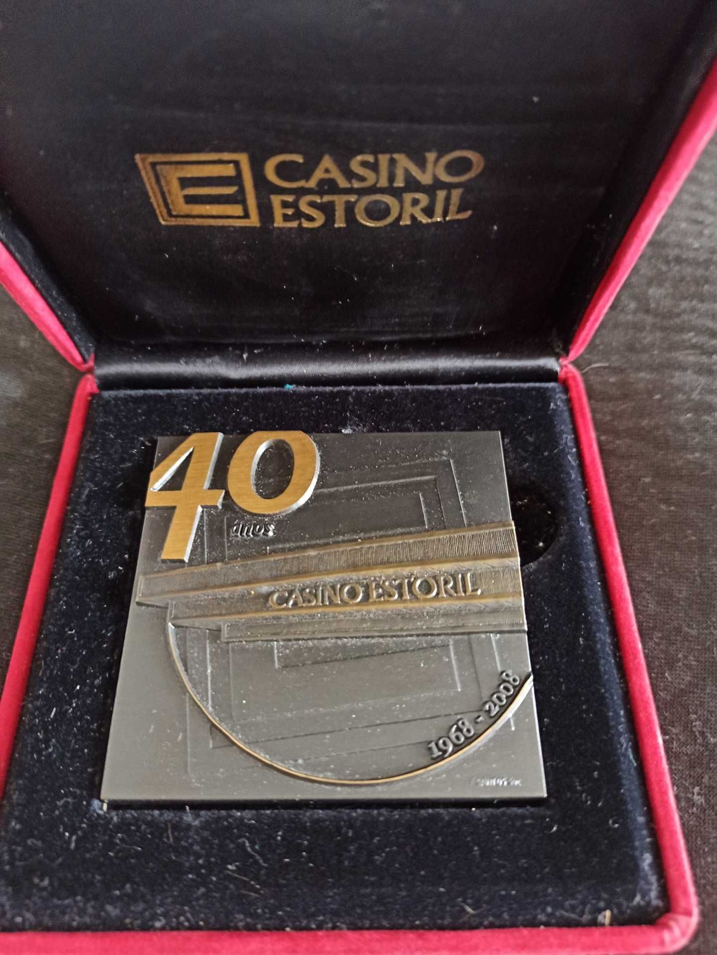 Medalha comemorativa dos 40 anos do Casino Estoril