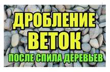 Измельчение веток Дробление веток 6000 смена