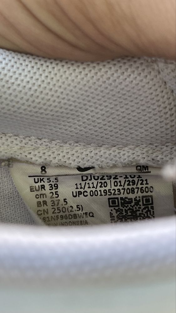 Оригінальні Кросівки Nike Blazer Low Platform Розмір 39