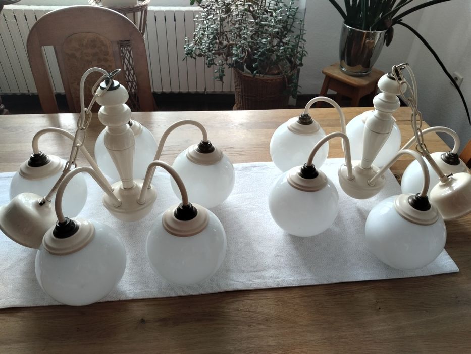 Żyrandol wiszący kule