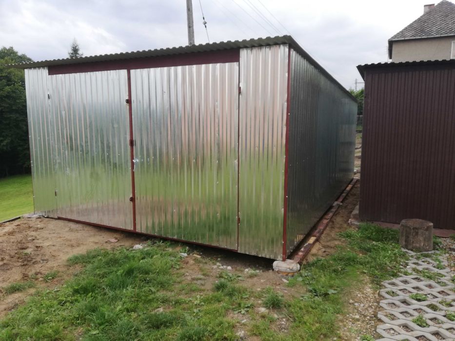 Garaż Blaszany Ocynkowany 2-stanowiskowy - Garaże Blaszane - ESSTAL*