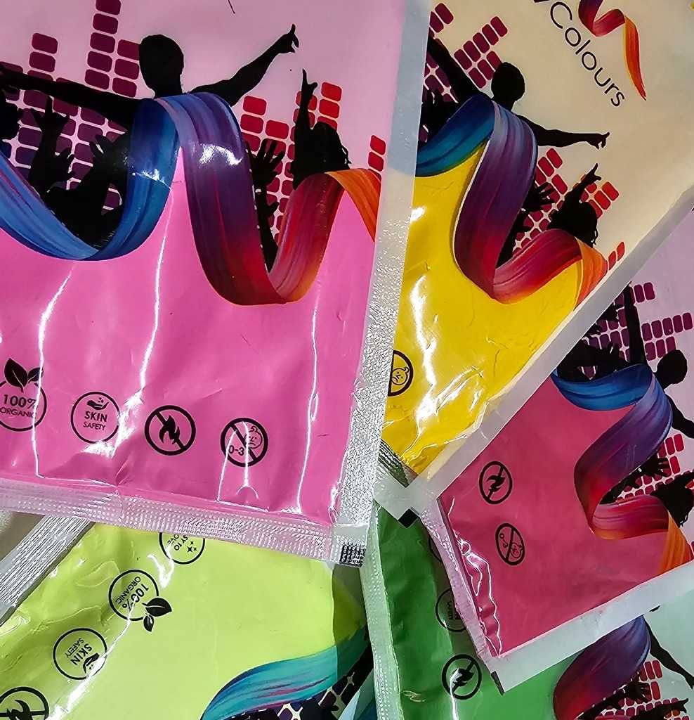 Kolorowy proszek Holi Puder Festiwal kolorów