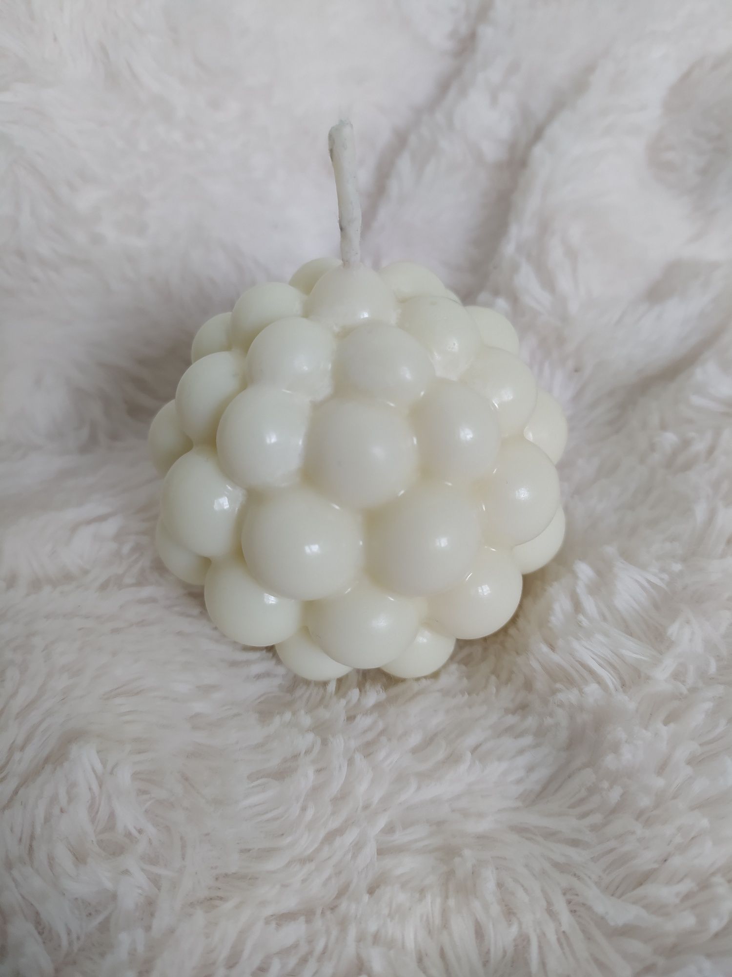 świeczka sojowa kula bubble