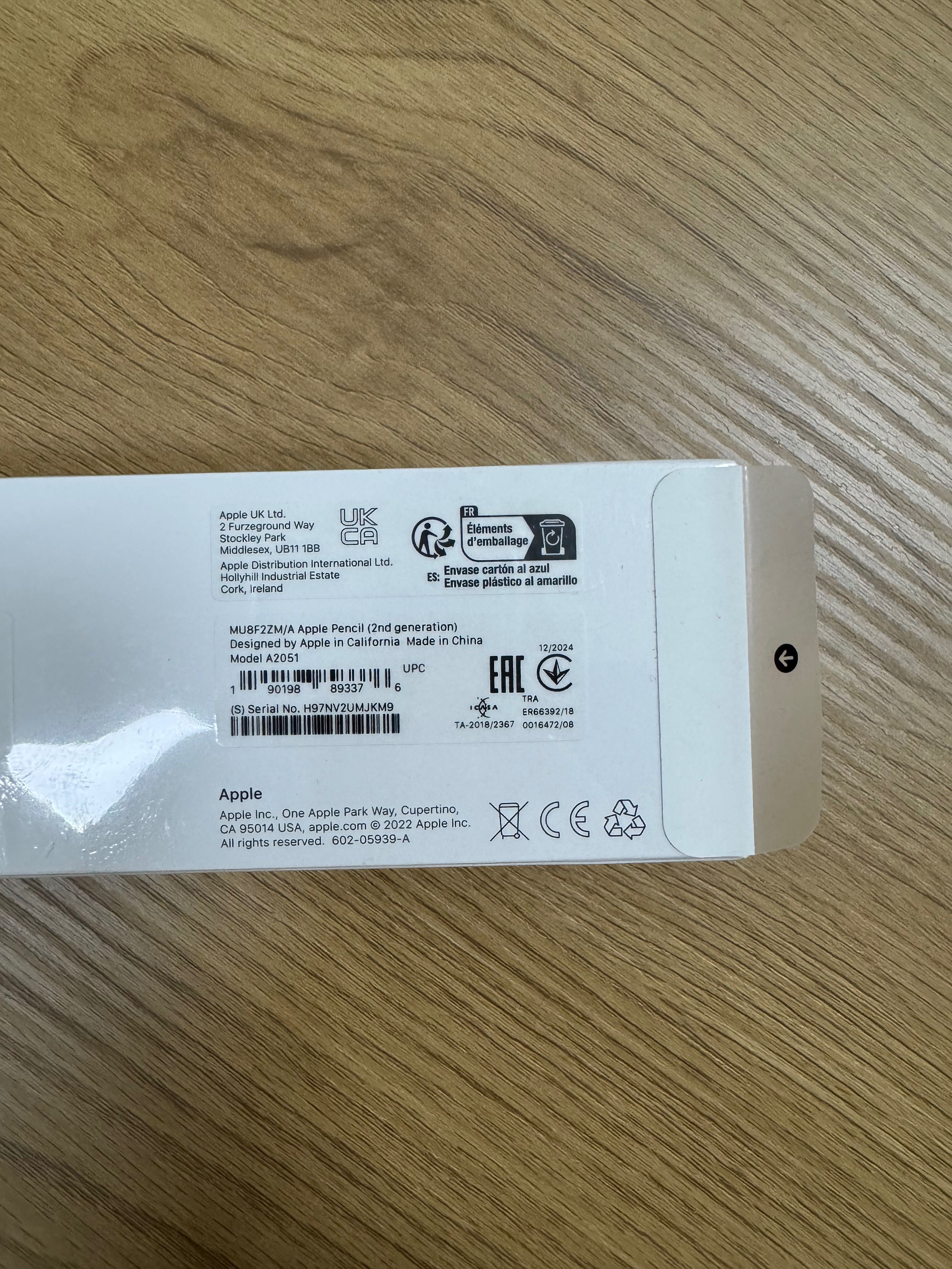 Apple Pencil (2nd generation) MU8F2