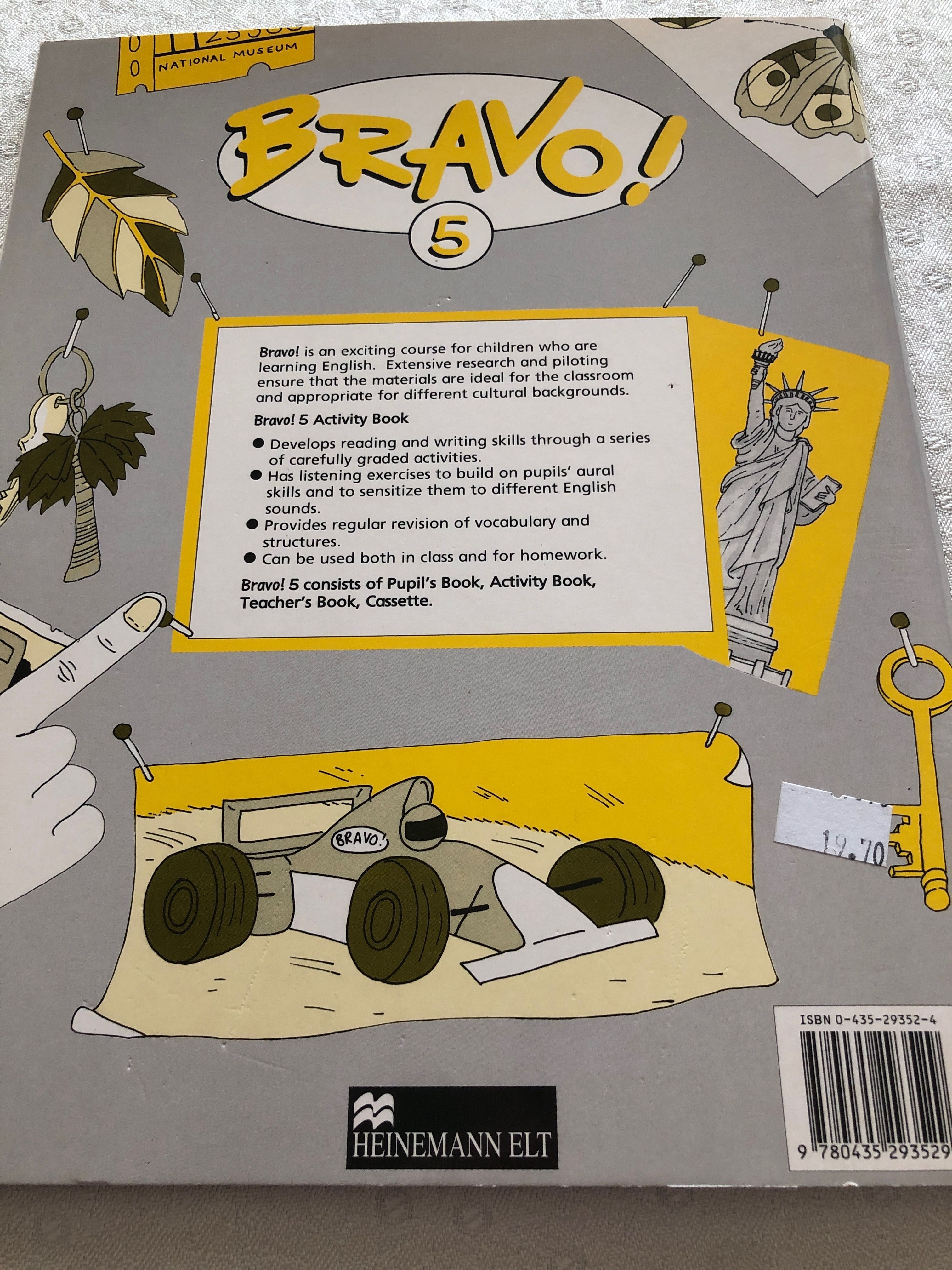 „Bravo 5” Pupil’s Book, Activity Book, kaseta gratis