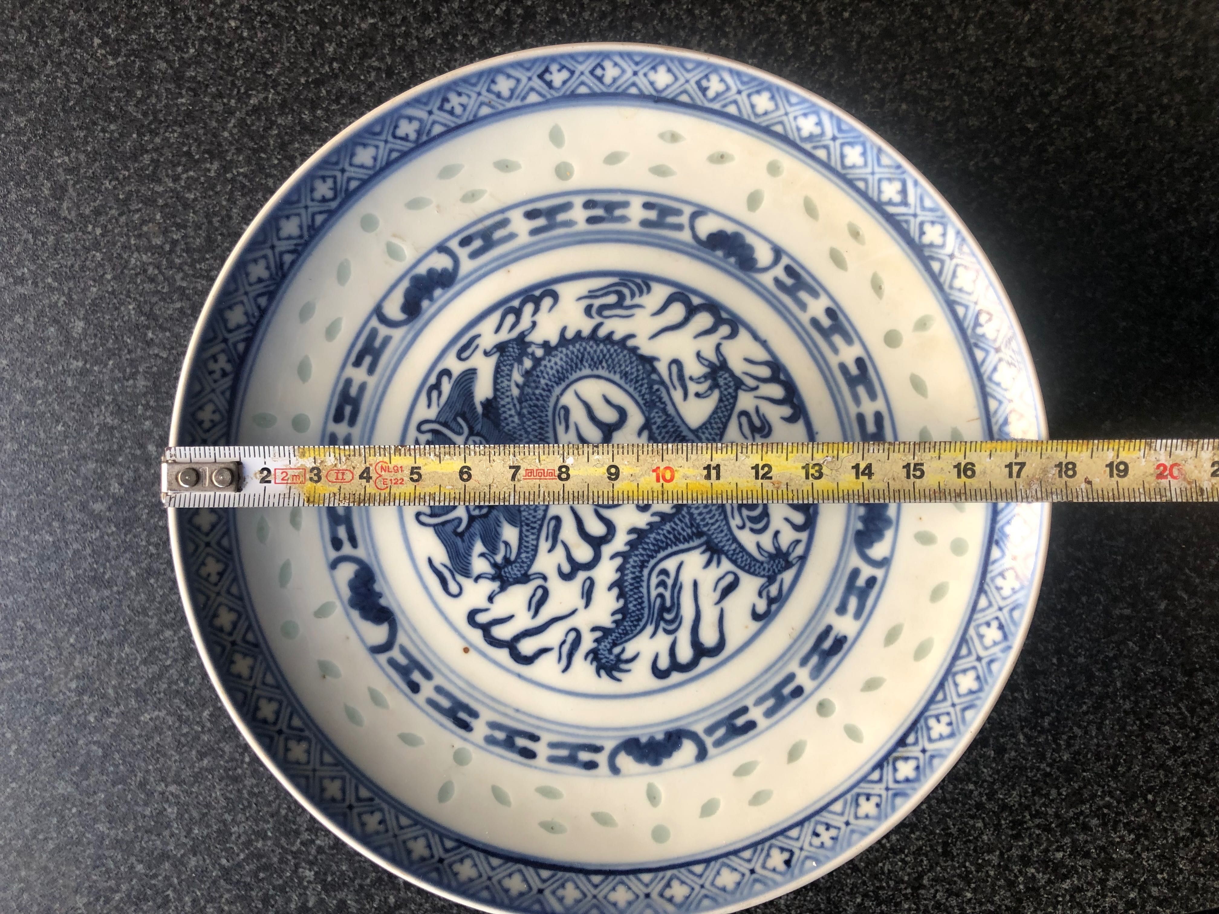Prato porcelana chinesa com pé
