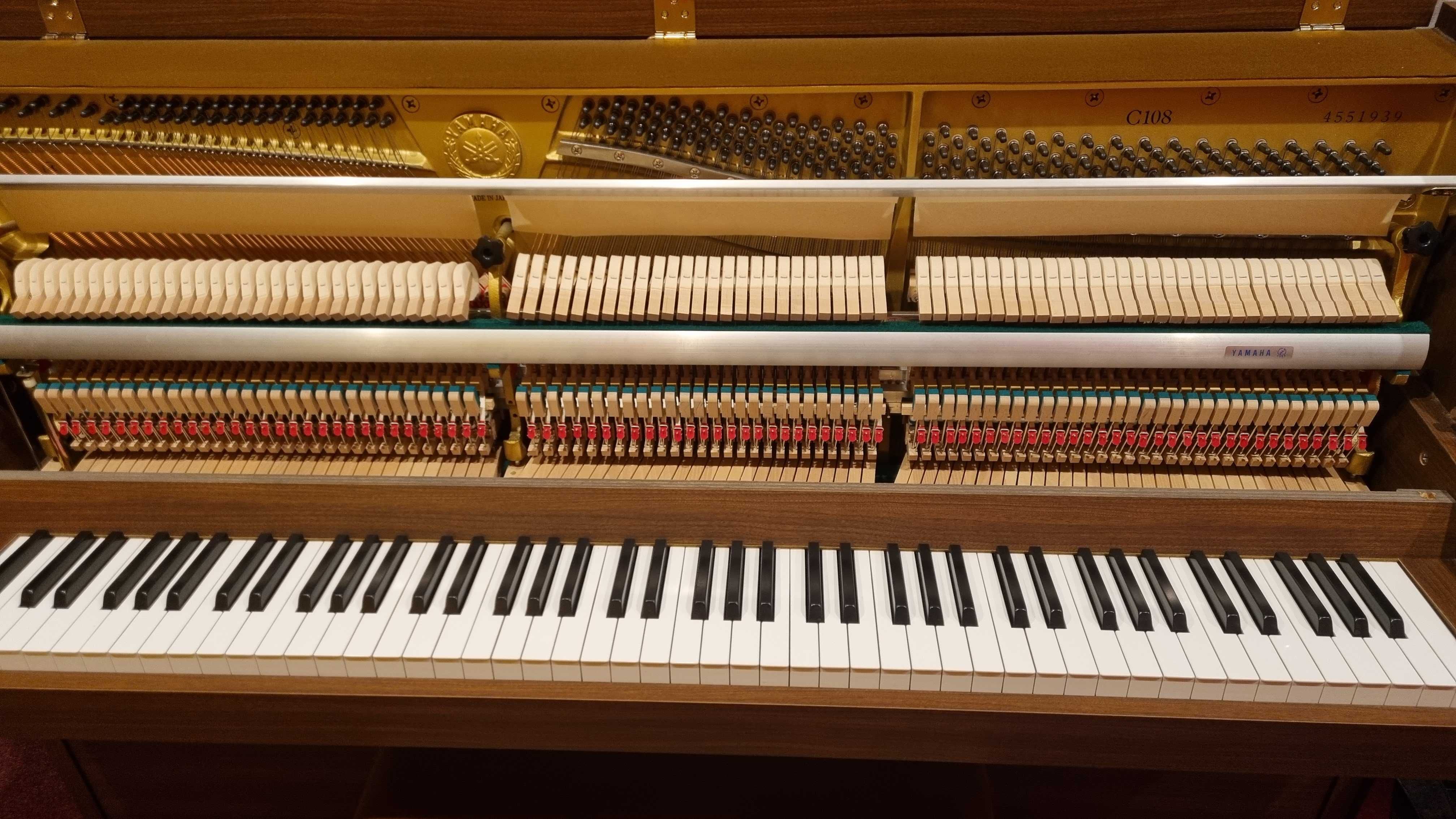 Pianino Yamaha brązowa od stroiciela