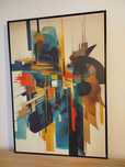 Obraz styl nowoczesny, abstrakcja 69x99 cm nowy