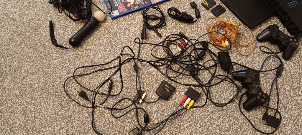 Konsola PlayStation 2 PS2 duży zestaw 32 gry unikatowe 2 sztuki konsol