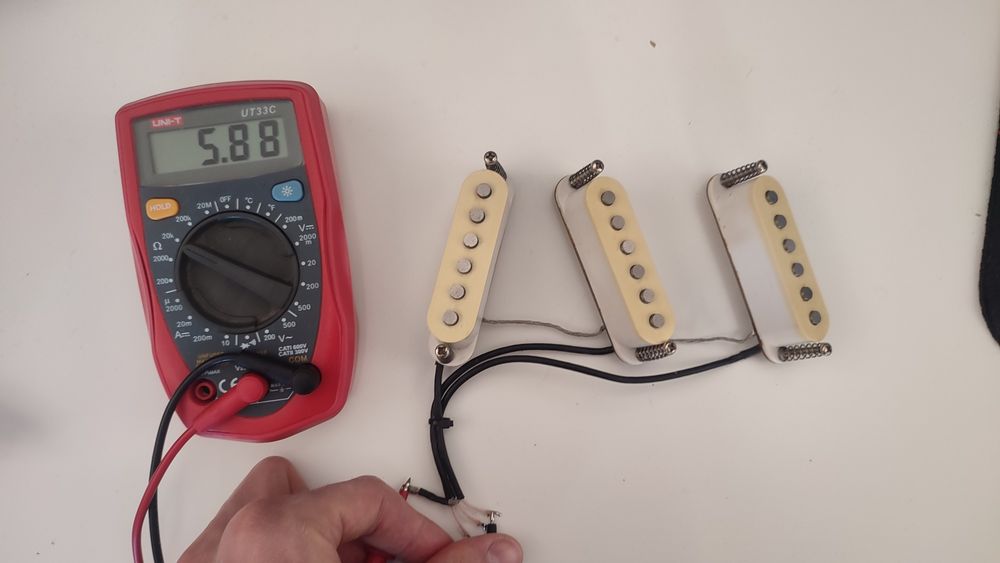 Przetworniki Stratocaster Goya, japonsklata 70,