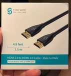 Kabel Syncwire HDMI 2.0 do HDMI 2.0, 1,5 m