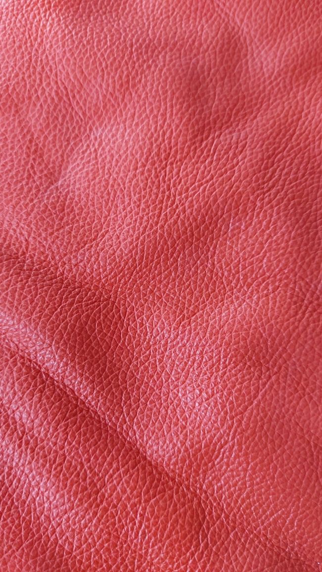 Torba torebka shopper pojemna skora zamszowa malinowa