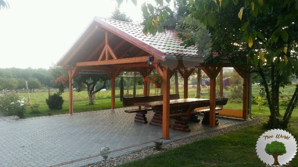 Wzmacniania Wiata garażowa, Altana, Carport 600x500