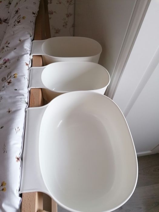Przewijak Ikea Sniglar + pojemniki + mata